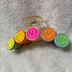 Girls Happy Smile Hair Jaw Clamps